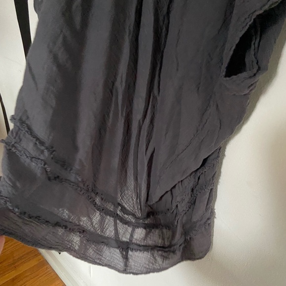 Velvet by Graham & Spencer boho gray shrug cardigan - Picture 8 of 9